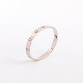 Cartier Love White Gold Size 17 Bracelet
